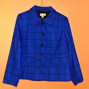 AppleSeed’s Blue Plate Blazer Size 14P